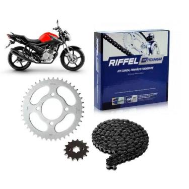 Imagem de Kit Relação Riffel Yamaha YBR 125i Factor Ed 2017-2020