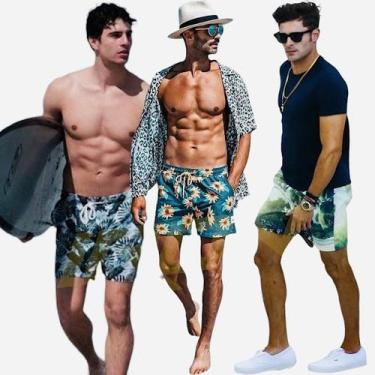 Imagem de Shorts Bermuda Calção Fitness Água Praia Masculina VERÃO 193 - IRON, M