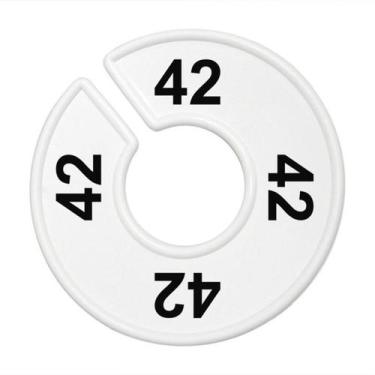 Imagem de Separador Para Araras Branco Com Impressão  Tamanho 42 - Central 
