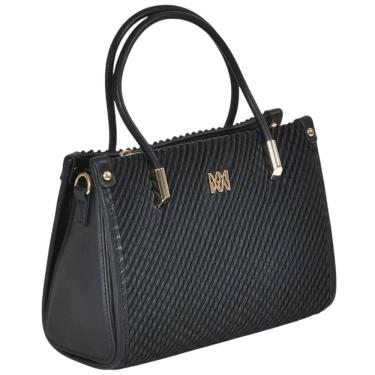 Imagem de Bolsa Feminina Tote De Mão Matelassê Plissado Chic Via Marte