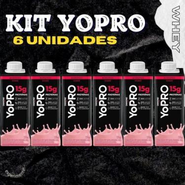 Imagem de Kit Bebida Láctea Uht Yopro Morango Eleve Sua Performance - Danone