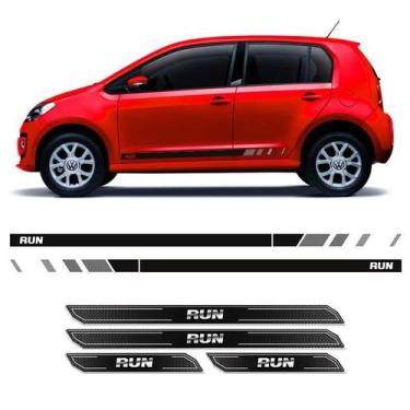 Imagem de Kit Faixa Up Run 2017 Adesivo Preto + Soleira Protetora - SPORTINOX, U