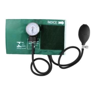 Imagem de Aparelho Medidor De Pressão Esfigmomanômetro Premium, Verde