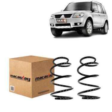 Imagem de Par De Molas Reforçadas Blindadas Traseiras - Pajero Tr4 - Macaulay
