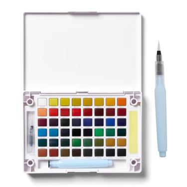Imagem de CONJ DE AQUARELA ARTISTICO KOI WATER COLORS - 48 CORES - USO PROFISSIONAL