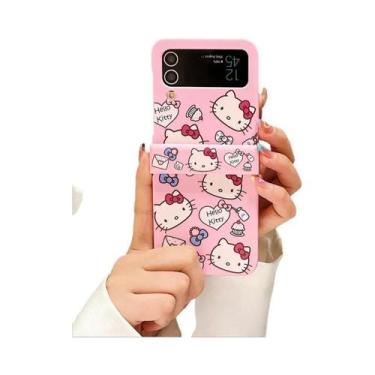 Imagem de Capa De Telefone Colorida Hello Kitty Para Samsung Galaxy Z Flip 7 6 5