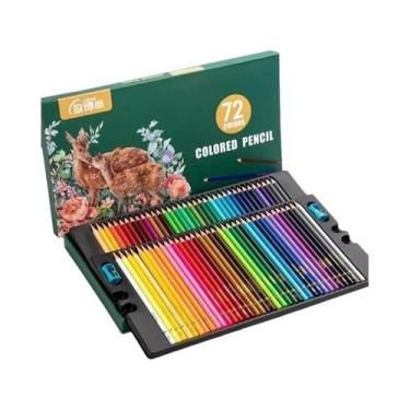 Imagem de Conjunto De Lápis De Cor Profissionais 48/72/120/150/200 Cores Para De