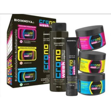 Imagem de Kit Tratamento Capilar Cronograma CronoWeek BioIinova - Bioinnova