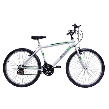 Imagem de Bicicleta Aro 26 Masculina De Passeio 18 Marchas Saidx Branca