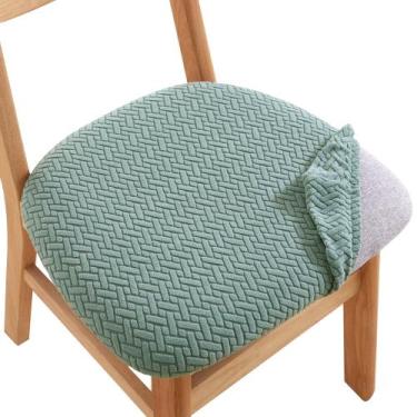 Imagem de Capas de assento para cadeira de jantar CRFATOP, conjunto de 6 imperme