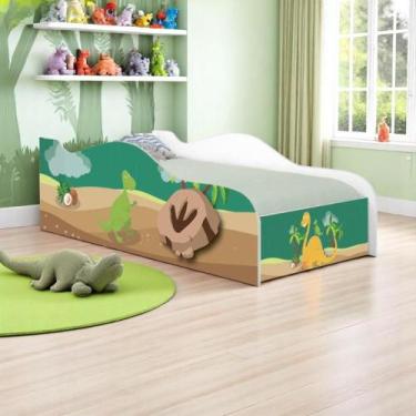 Imagem de Cama Infantil Glow Dinossauros Com Colchão - CASA H