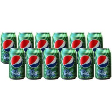 Imagem de Refrigerante Lata Pepsi Twist Limão 12 Unidades - 350ml