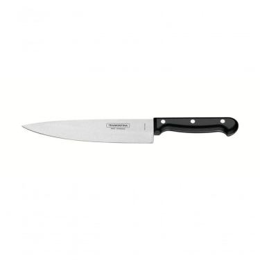 Imagem de Faca Chefe Tramontina Ultracorte 8" Inox Preta