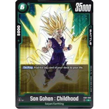 Imagem de Carta Dragon Ball TCG - Son Gohan : Childhood (Awakened Pulse) - Rara