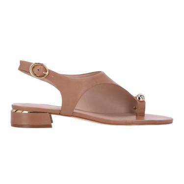 Imagem de Sandália Luz da Lua Aplique Salto Baixo