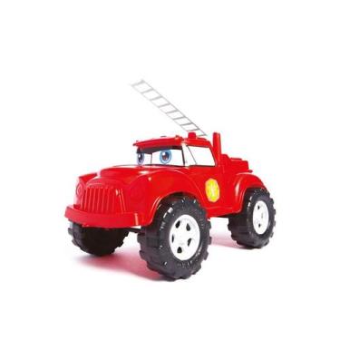 Imagem de Caminhao brinq.35cm bombeiro kendy