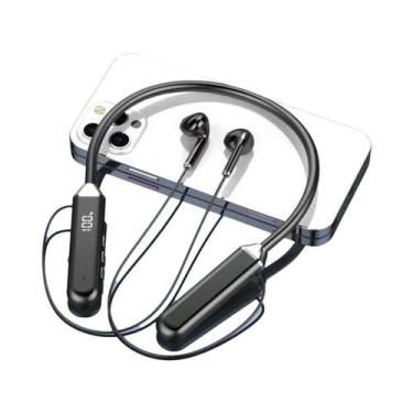 Imagem de Fones De Ouvido Bluetooth Sem Fio Magnéticos Com Microfone, Tipo Neckb