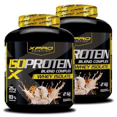 Imagem de Whey Protein Iso Protein Blend Complex - XPRO Nutrition (4kg, Cookies and cream)