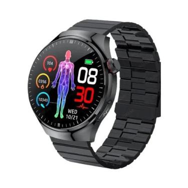 Imagem de Relógio Inteligente De Saúde Masculina Monitor De ECG Pressão Arterial