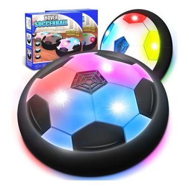 Imagem de Bola Futebol Flutuante Dentro De Casa Com Luzes Hover Ball - dute toys