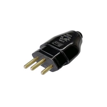 Imagem de Plugue 180º 2P+T 20A - Blux Preto