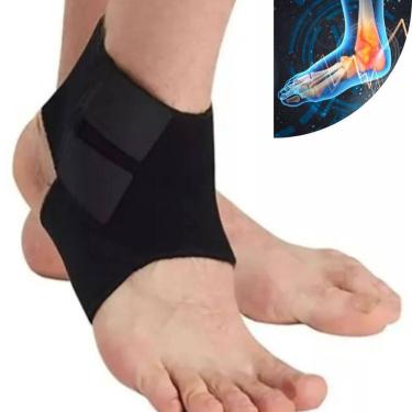 Imagem de Tornozeleira Elástica De Compressão Ortopédica