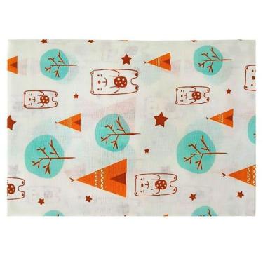 Imagem de Lençol Berço Americano Mini Cama Bebe Elástico Avulso 100 algodão - Te