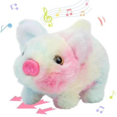 Imagem de Brinquedo de pelúcia Hopearl Walking Piggy Pet Interactive Crawling Pi