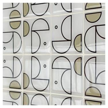 Imagem de Pastilha Adesiva 3M - Kit com 4 Placas Quadradas de 5x5cm - Cromo Sign