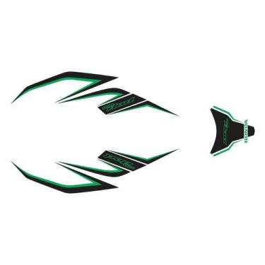 Imagem de Adesivo Compatível Honda Pop 110 2015 a 2021 - Protetor Tank Pad - Cro