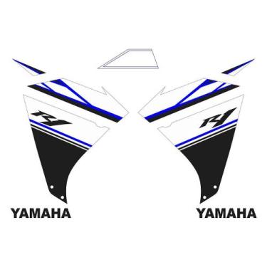 Imagem de Adesivo Protetor Tank Pad Yamaha YZF R1 2009 a 2012 - Alta Resistência