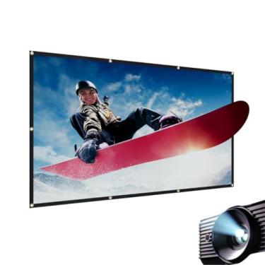 Imagem de Tela De Projeção 120 Polegadas Datashow Projetor Imagem Gigante Cinema Em Casa