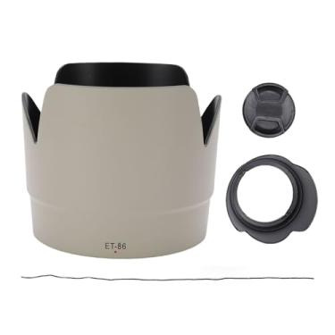 Imagem de Jectse Capa de Lente de Baioneta Adequada para EF 70 a 200 Mm F/2.8L IS USM Sombra de Capa de Lente Branca Com Tampa de Lente de 77 Mm, Material ABS, Leve e Durável, Protege contra