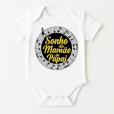 Imagem de Body Bebê Personalizado Sonho da Mamãe e do Papai - Baby da Moda