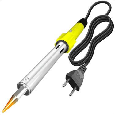 Imagem de 2X Ferro Para Solda Elétrico Profissional 100W Ponta Fina