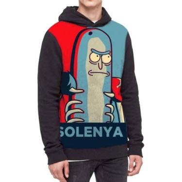 Imagem de Moletom Com Capuz Rick And Morty Full Print Ref:676 - smoke, Preto, M