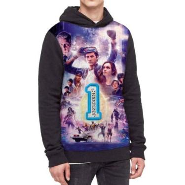 Imagem de Moletom Com Capuz Jogador Nº 1 Ref:451 - smoke, Preto, GG