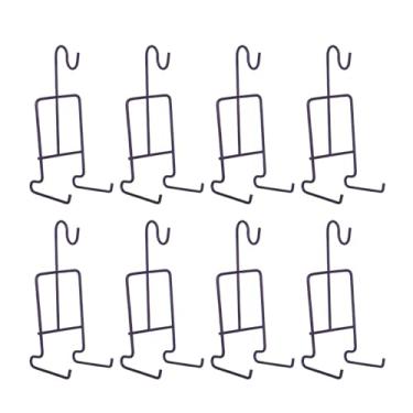 Imagem de MotiveTech Suporte para exibição de xícaras de chá e pires Suporte para exibição de xícaras de chá Organizador de canecas de café e de, Preto