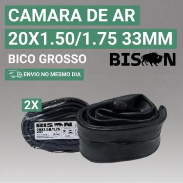 Imagem de Pneu 20 x 1.75 Bmx Master Race Levorin, 2 Câmaras Bison Schrader 33mm
