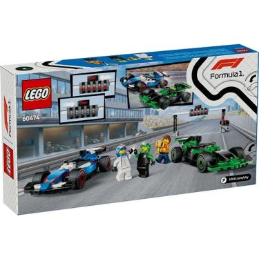 Imagem de Lego CITY F1 GRID com Carros de Corrida VCARB e Sauber 60474