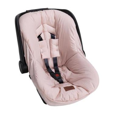 Imagem de Capa de Bebê Conforto C/ Protetor De Cinto 100% Algodão - 03 Peças - 0