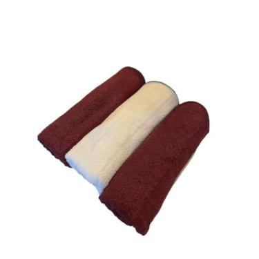 Imagem de Toalha Banhão Grossa e Macia, Conforto Superluxo no Banho(Rubi, Branco, Rubi)