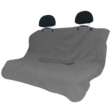 Imagem de Hirritale Capa de assento traseiro impermeável para cães e crianças, protetor de assento de carro sob o assento de carro de bebê, cobertor de assento de carro infantil e cachorro para banco traseiro