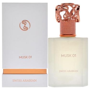 Imagem de Swiss Arabian Musk 01 - Perfumes árabes para mulheres e homens - Perfume de longa duração - perfume picante, floral, almíscar - aroma característico sedutor - 50 ml