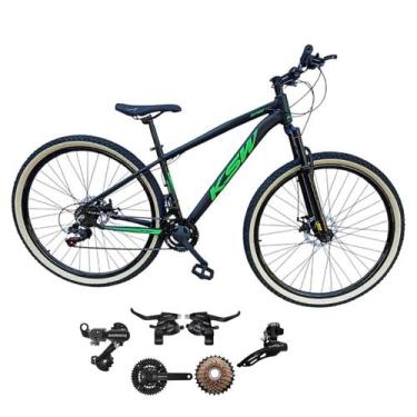 Imagem de Bicicleta Ksw Xlt Aro 29 21v Cambios Shimano e Trocadores Shimano Pedi