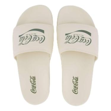 Imagem de Chinelo Slide Coca Cola Leeds Branco
