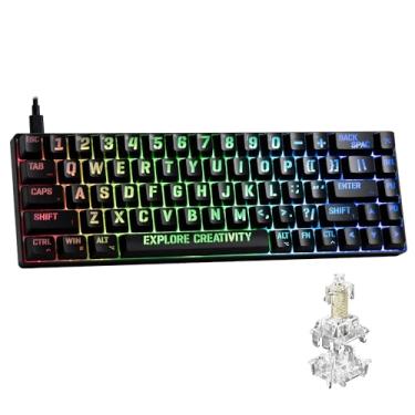 Imagem de Teclado de gatilho rápido XVX HE68 Max, 60%, teclado de efeito Hall com interruptor magnético Jade Max Gateron, moldura de alumínio CNC, quadro mecânico personalizado para PC/laptop/Xbox/PS4/PS5, tema