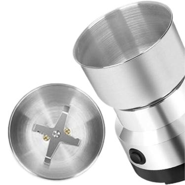 Imagem de Moedor Elétrico Pimenta Sal Tempero E Grãos Em Aço Inox