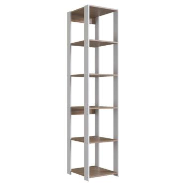 Imagem de Estante Livreiro 183cm 05 Prateleiras Branco Montana Proddy Branco Montana