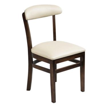 Imagem de Cadeira Em Madeira Maciça Eucalipto Rosa Estofada Duravel